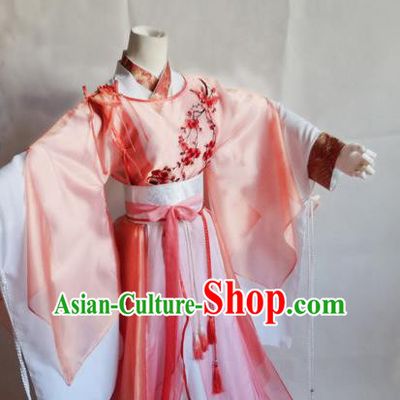 Traditional Chinese Cosplay Swordswoman Song Ning Dress Ancient Royal Princess Costume for Women