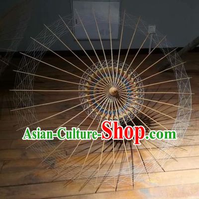 Chinese Handmade Bamboo Umbrella Traditional Decoration Umbrellas