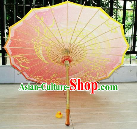 Chinese Classical Dance Handmade Printing Dragon Red Paper Umbrella Traditional Decoration Umbrellas Chinese Classical Dance Handmade Printing Dragon Red Paper Umbrella Traditional Decoration Umbrellas