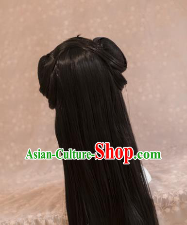 Traditional Chinese Ancient Princess Wigs Cosplay Goddess Chignon for Women Traditional Chinese Ancient Princess Wigs Cosplay Goddess Chignon for Women