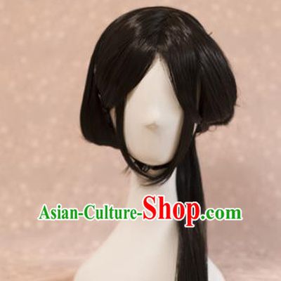 Traditional Chinese Ancient Princess Wigs Han Dynasty Cosplay Goddess Chignon for Women