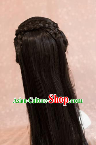 Traditional Chinese Ancient Tang Dynasty Princess Wigs Cosplay Goddess Chignon for Women Traditional Chinese Ancient Tang Dynasty Princess Wigs Cosplay Goddess Chignon for Women