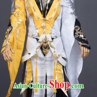 Traditional Chinese Cosplay General Costumes Ancient Swordsman Hanfu Clothing for Men