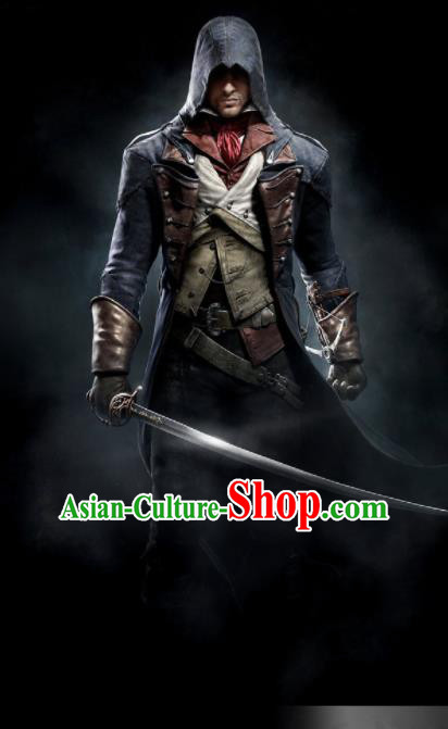 Top Grade Cosplay Assassin Costumes Swordsman Clothing for Men Top Grade Cosplay Assassin Costumes Swordsman Clothing for Men