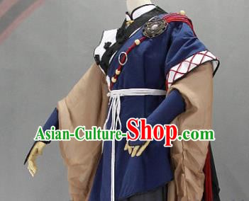 Customize Chinese Traditional Cosplay Young Knight Costumes Ancient Swordsman Clothing for Men Customize Chinese Traditional Cosplay Young Knight Costumes Ancient Swordsman Clothing for Men