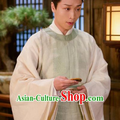 Chinese Ancient Lord of Dipper Si Ming Drama Love and Destiny Swordsman Replica Costumes for Men