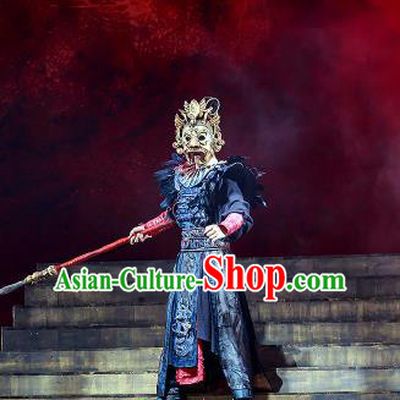 Chinese Drama Prince of Lanling Ancient Northern Dynasties General Clothing Stage Performance Dance Costume for Men
