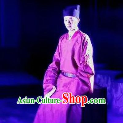 Chinese Drama Huating Song of Song Dynasty Ancient Scholar Clothing Stage Performance Dance Costume for Men
