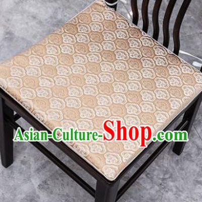 Traditional Chinese Cushion Classical Clouds Pattern Golden Brocade Cover Home Decoration Accessories