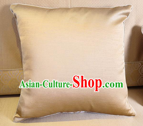 Traditional Chinese Home Decoration Accessories Golden Brocade Pillow Cover Traditional Chinese Home Decoration Accessories Golden Brocade Pillow Cover