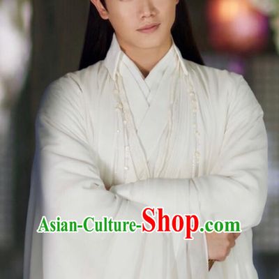 Chinese Ancient High Immortal Yun Feng Drama Love and Destiny Swordsman Replica Costumes for Men
