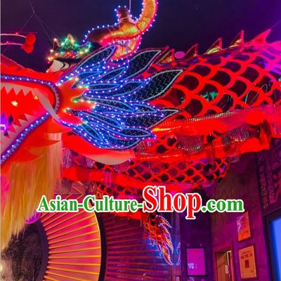 LED Super Large Dragon Head Dragon Dance Costume Complete Set