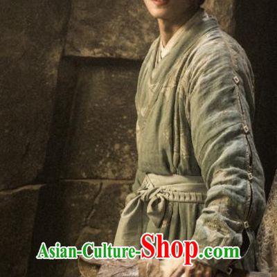 Chinese Drama Ancient Swordsman Clothing Novoland Eagle Flag Crown Prince Lv Guichen Liu Haoran Replica Costumes for Men