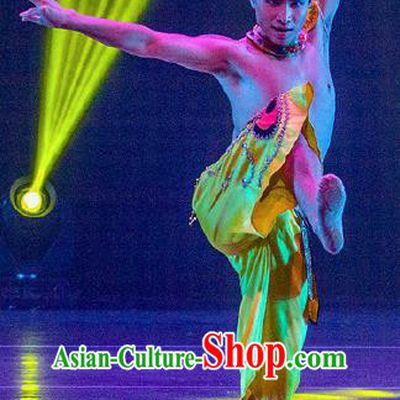 Dance Between Heaven and Earth Chinese Dai Nationality Dance Clothing Stage Performance Dance Costume for Men