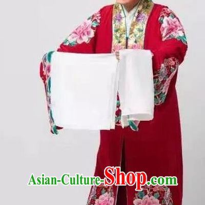 Fan Lihua Chinese Han Opera Niche Red Clothing Stage Performance Dance Costume and Headpiece for Men