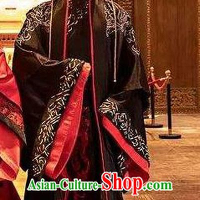 Tian Han Legend Chinese Traditional Han Dynasty Emperor Clothing Stage Performance Dance Costume for Men