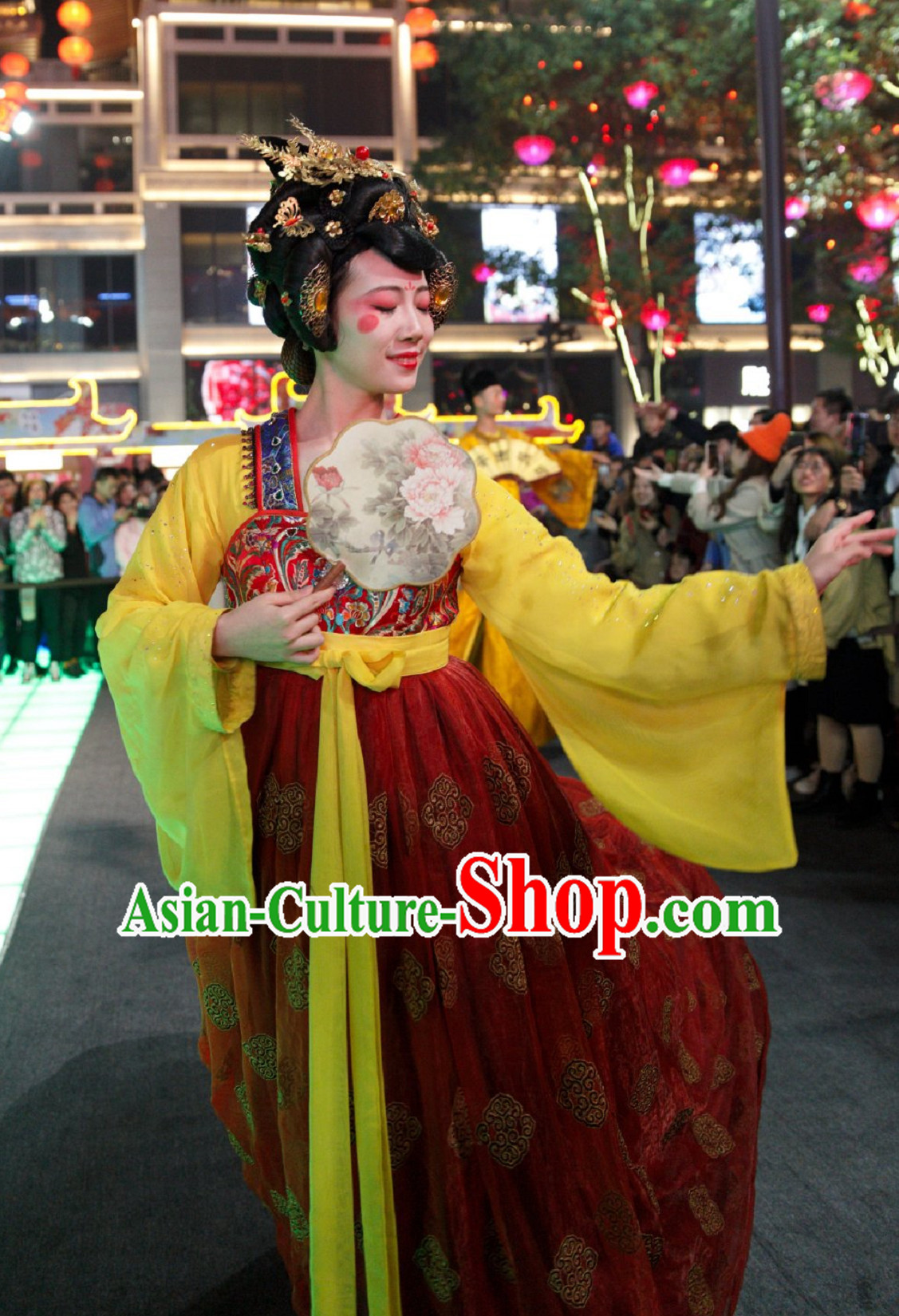Ancient China Tang Dynasty Empress Clothing Wigs Hair Jewelries Complete Set Ancient China Tang Dynasty Empress Clothing Wigs Hair Jewelries Complete Set
