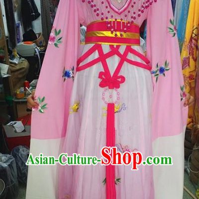 Chinese Traditional Beijing Opera Actress Costume Peking Opera Princess Pink Dress for Adults