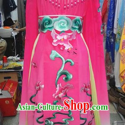 Chinese Traditional Beijing Opera Princess Costume Peking Opera Actress Rosy Dress for Adults