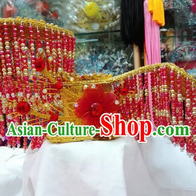 Chinese Traditional Beijing Opera Imperial Consort Head Ornaments Hat Hair Accessories for Adults
