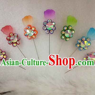 Chinese Traditional Beijing Opera Actress Hair Clips Hair Accessories Ancient Princess Hairpins for Adults