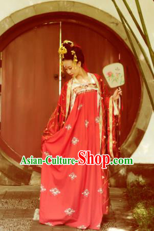 Chinese Ancient Tang Dynasty Bride and Bridegroom Wedding Historical Costumes Complete Set Chinese Ancient Tang Dynasty Bride and Bridegroom Wedding Historical Costumes Complete Set