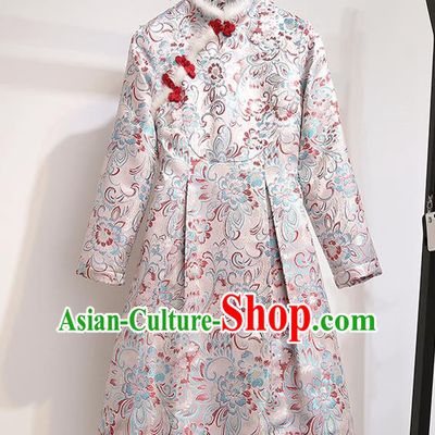 Chinese Traditional Tang Suit Costume Qipao Dress Cheongsam for Women