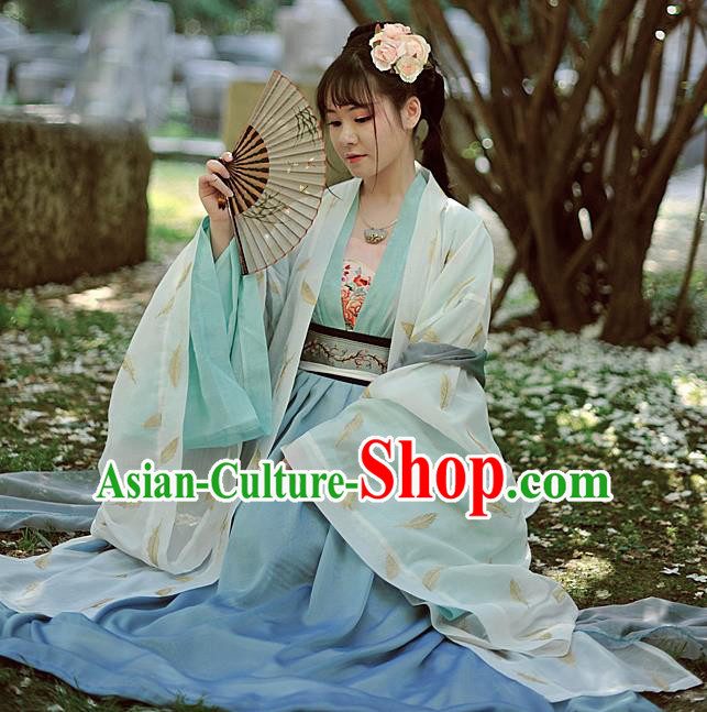 Chinese Ancient Tang Dynasty Palace Princess Historical Costumes Complete Set for Women Chinese Ancient Tang Dynasty Palace Princess Historical Costumes Complete Set for Women