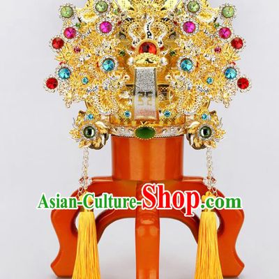 Chinese Traditional Religious Hair Accessories Taoism Feng Shui Gnome Hat