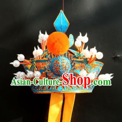 Chinese Traditional Beijing Opera Seignior Hat Peking Opera Royal Highness Helmet