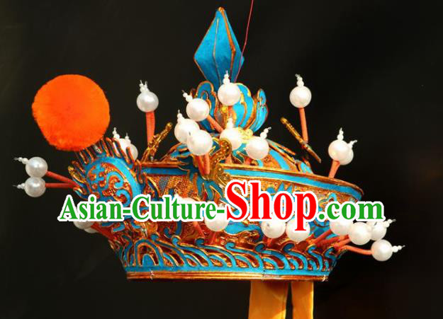 Chinese Traditional Beijing Opera Seignior Hat Peking Opera Pantaloon Royal Highness Helmet Chinese Traditional Beijing Opera Seignior Hat Peking Opera Pantaloon Royal Highness Helmet