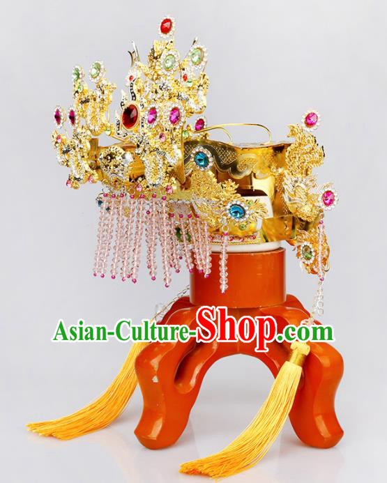 Chinese Traditional Religious Hair Accessories Feng Shui Buddhism Avalokitesvara Hat