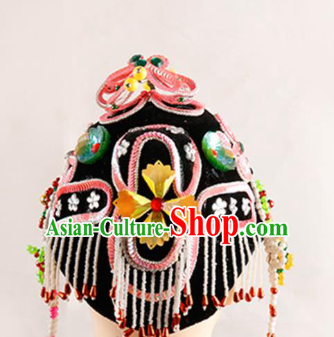 Chinese Traditional Beijing Opera Young Lady Headwear Ancient Kun Opera Hair Accessories Chinese Traditional Beijing Opera Young Lady Headwear Ancient Kun Opera Hair Accessories