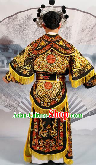Chinese Traditional Beijing Opera Takefu Costume Ancient Warrior Black Clothing Chinese Traditional Beijing Opera Takefu Costume Ancient Warrior Black Clothing