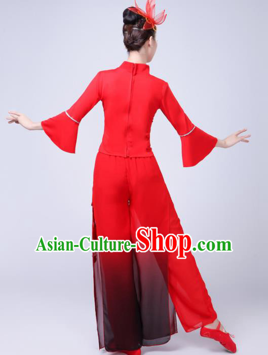Chinese Traditional Folk Dance Costume Classical Yangko Dance Clothing for Women Chinese Traditional Folk Dance Costume Classical Yangko Dance Clothing for Women