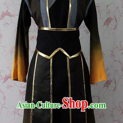 Chinese Ancient Swordsman Costume Traditional Cosplay Young Knight Clothing for Men