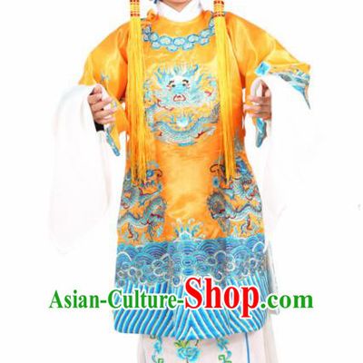 Traditional Chinese Beijing Opera Children Costume Peking Opera Pantaloon Embroidered Robe for Kids