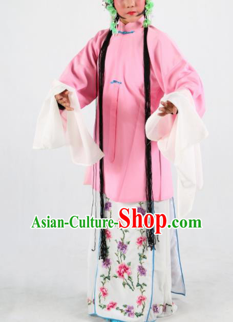 Traditional Chinese Beijing Opera Children Costume Peking Opera Diva Pink Cloak for Kids Traditional Chinese Beijing Opera Children Costume Peking Opera Diva Pink Cloak for Kids