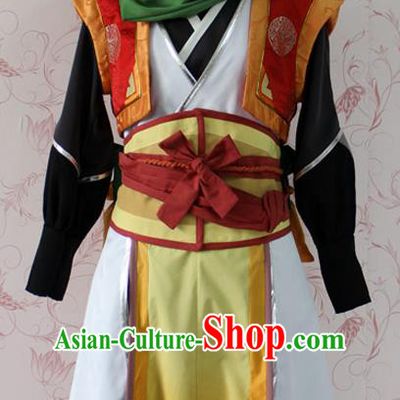 Chinese Ancient Swordsman Costume Traditional Cosplay Young Knight Clothing for Men