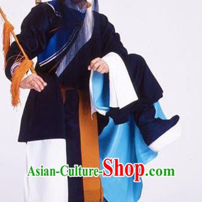 Chinese Traditional Beijing Opera Costume Peking Opera Takefu Black Clothing