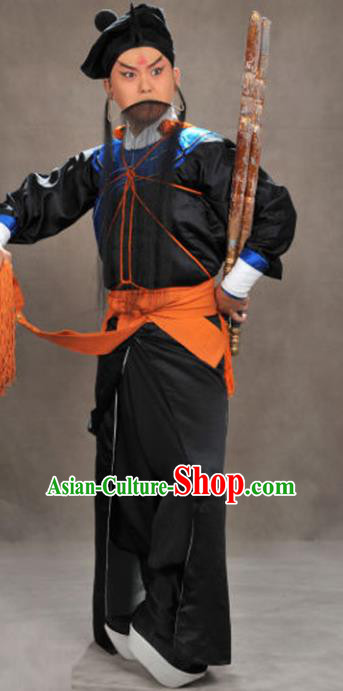 Chinese Traditional Beijing Opera Costume Peking Opera Takefu Black Clothing Chinese Traditional Beijing Opera Costume Peking Opera Takefu Black Clothing