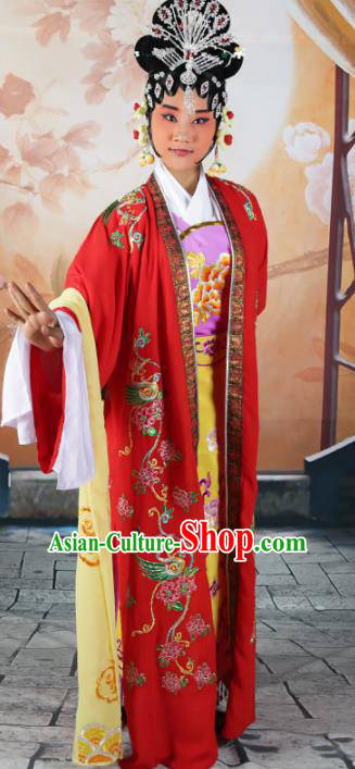 Traditional Chinese Beijing Opera Empress Costume Peking Opera Queen Red Dress Traditional Chinese Beijing Opera Empress Costume Peking Opera Queen Red Dress