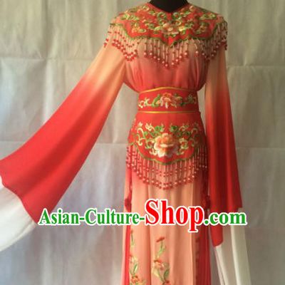 Traditional Chinese Beijing Opera Costume Ancient Princess Red Hanfu Dress for Women
