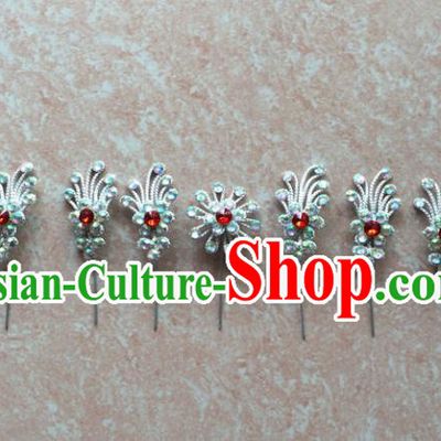 Asian Chinese Beijing Opera Hair Accessories Hair Clip Ancient Princess Hairpins Complete Set for Women