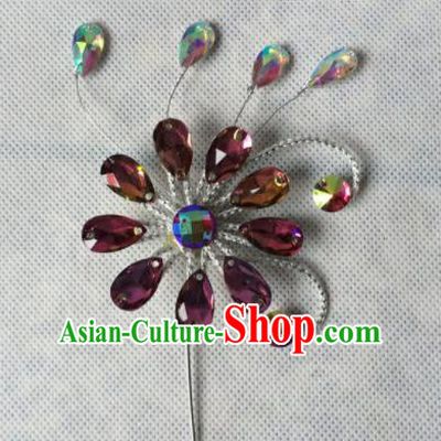 Asian Chinese Beijing Opera Hair Accessories Ancient Princess Hairpins Hair Clip for Women