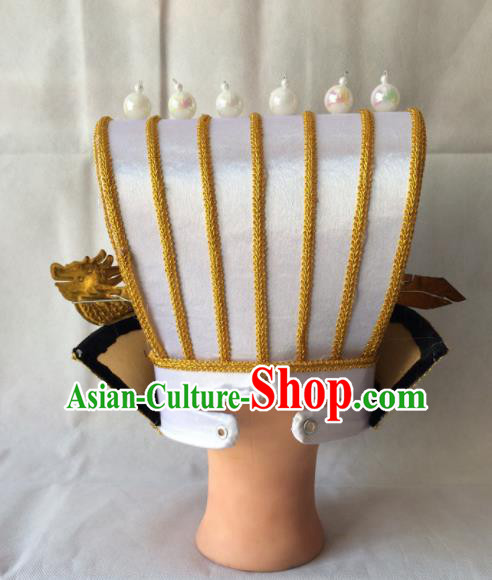 Asian Chinese Beijing Opera Headwear Ancient Minister Hat for Men Asian Chinese Beijing Opera Headwear Ancient Minister Hat for Men