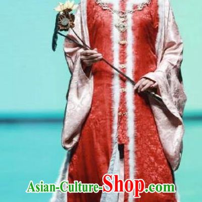 Traditional Chinese Ancient Ming Dynasty Young Mistress Winter Historical Costume Complete Set