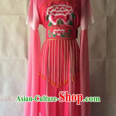 Traditional Chinese Beijing Opera Court Miad Costume Ancient Peri Rosy Dress for Women