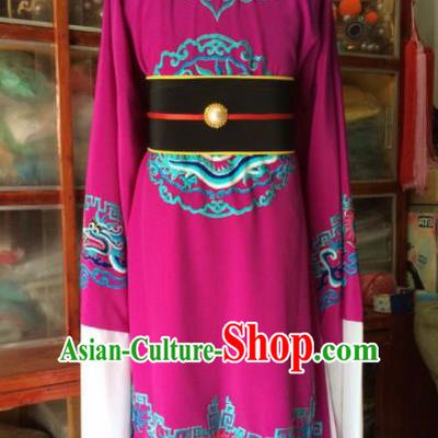 Traditional Chinese Beijing Opera Costume Peking Opera Eunuch Rosy Robe
