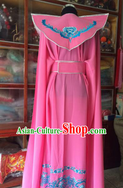 Traditional Chinese Beijing Opera Niche Costume Peking Opera Prince Pink Robe Traditional Chinese Beijing Opera Niche Costume Peking Opera Prince Pink Robe